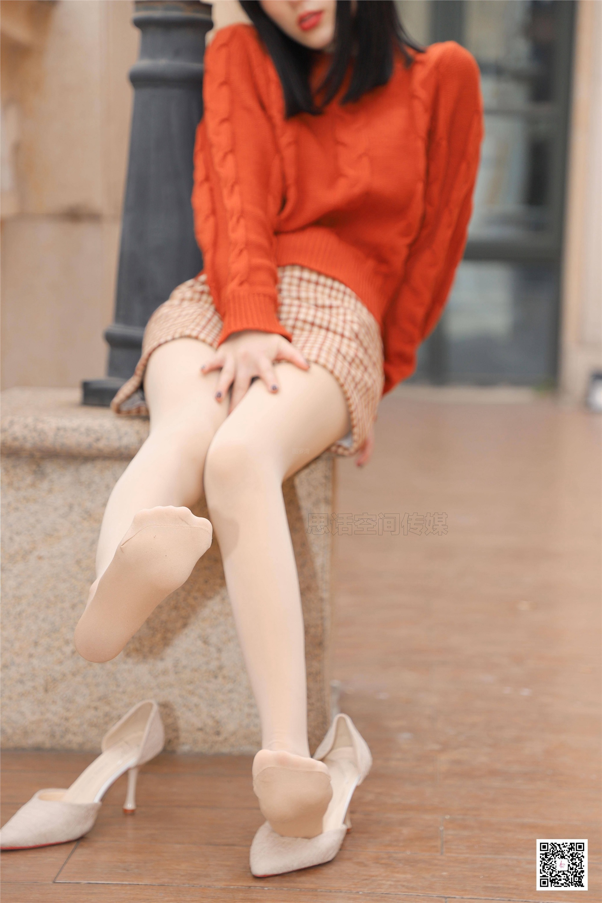 SiHua思话 SJ064 小狐狸仙女 风尖头浅口女鞋